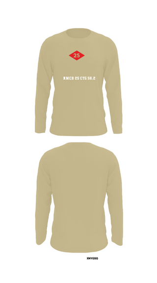 Long Sleeve Performance Shirt, NMCB 25 CTG 56.2, Navy, Teamtime, Team time, sublimation, custom sports apparel, team uniforms, spirit wear, spiritwear, sports uniforms, custom shirts, team store, custom team store, fundraiser sports, apparel fundraiser