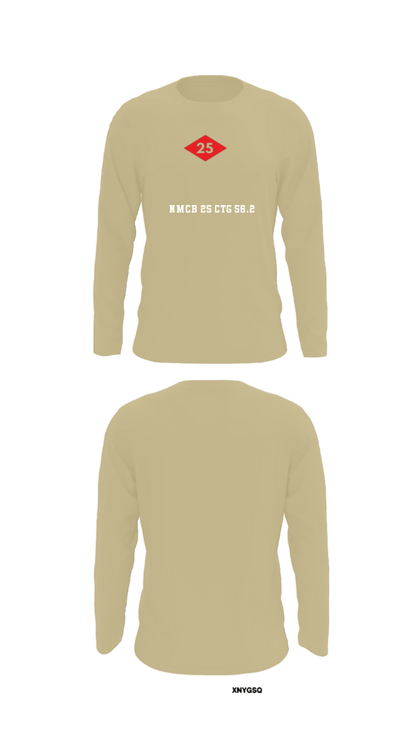 Long Sleeve Performance Shirt, NMCB 25 CTG 56.2, Navy, Teamtime, Team time, sublimation, custom sports apparel, team uniforms, spirit wear, spiritwear, sports uniforms, custom shirts, team store, custom team store, fundraiser sports, apparel fundraiser