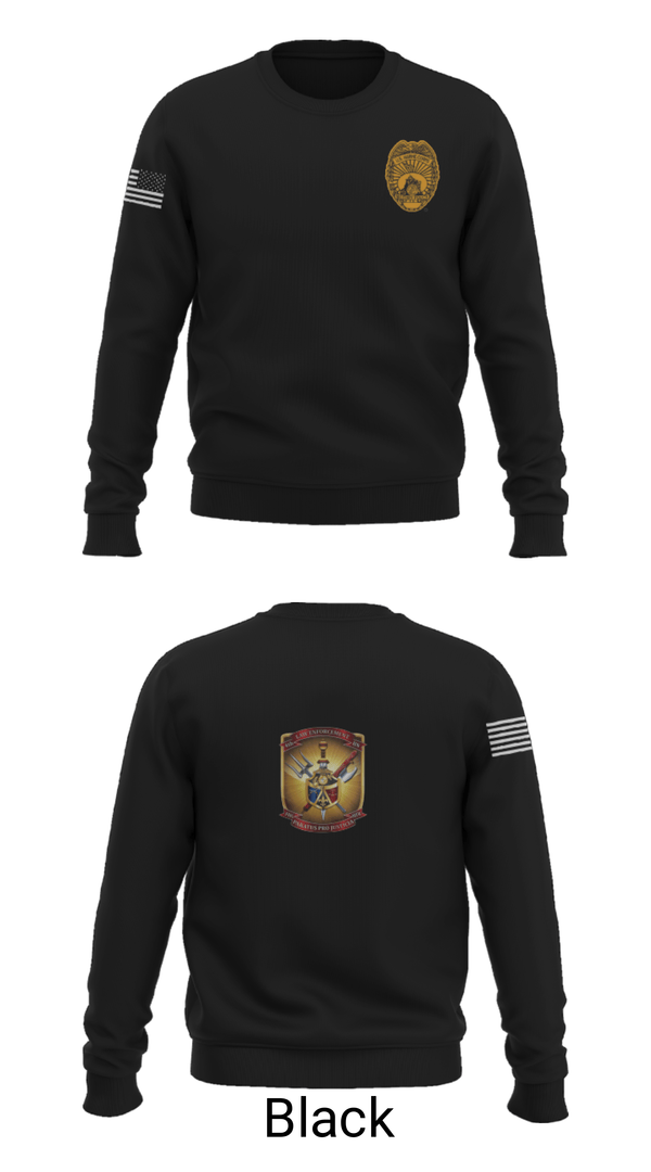 Crew Neck Sweatshirt, 4th Law Enforcement Battalion Bravo Company, Marines, Teamtime, Team time, sublimation, custom sports apparel, team uniforms, spirit wear, spiritwear, sports uniforms, custom shirts, team store, custom team store, fundraiser sports, apparel fundraiser