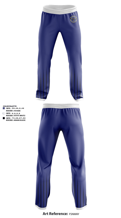 Martin County West High School Golf 85372224 Sweatpants - 2