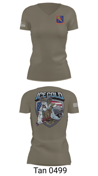 Womens Short Sleeve Vneck Shirt, BCO, 1163D TFSB, Army, Teamtime, Team time, sublimation, custom sports apparel, team uniforms, spirit wear, spiritwear, sports uniforms, custom shirts, team store, custom team store, fundraiser sports, apparel fundraiser