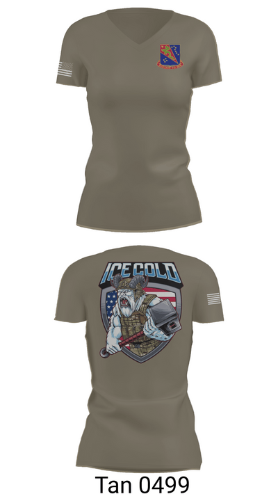 BCO, 1163D TFSB 58907299 Women's Short Sleeve V-neck Shirt - 68