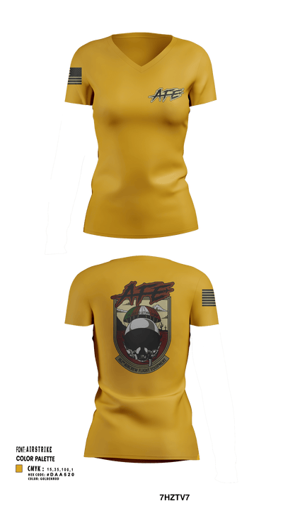 162 AFE 73313729 Women's Short Sleeve V-neck Shirt - 152