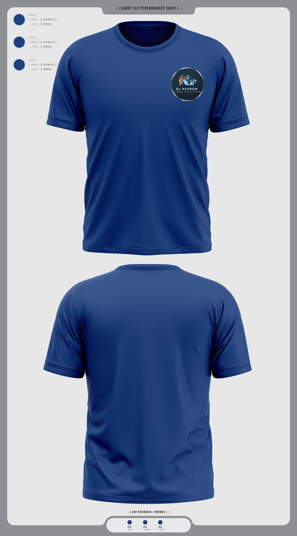 Short Sleeve Performance Shirt, El Patrón A/C, , Teamtime, Team time, sublimation, custom sports apparel, team uniforms, spirit wear, spiritwear, sports uniforms, custom shirts, team store, custom team store, fundraiser sports, apparel fundraiser