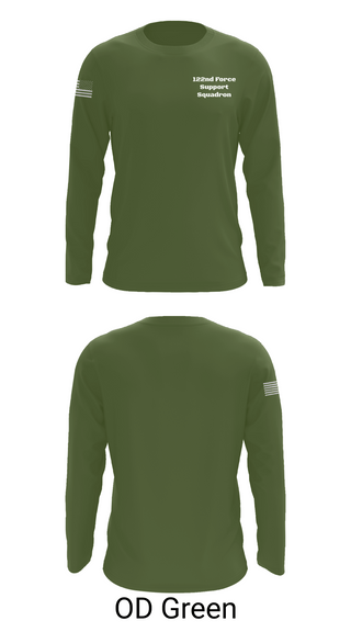 Long Sleeve Performance Shirt, 122nd Force Support Squadron, Air Force, Teamtime, Team time, sublimation, custom sports apparel, team uniforms, spirit wear, spiritwear, sports uniforms, custom shirts, team store, custom team store, fundraiser sports, apparel fundraiser