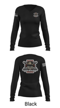 Bravo Battery 39915475 Women's Long Sleeve V-neck Shirt - 22