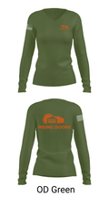 Rising Doors 80958329 Women's Long Sleeve V-neck Shirt -1 57