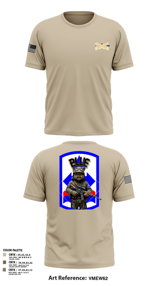 Old School Cotton Feel Shirt, Bad boyzBlue Ewok, Army, Teamtime, Team time, sublimation, custom sports apparel, team uniforms, spirit wear, spiritwear, sports uniforms, custom shirts, team store, custom team store, fundraiser sports, apparel fundraiser