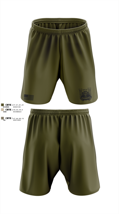 92nd Engineers 80974269 Athletic Shorts With Pockets - 3