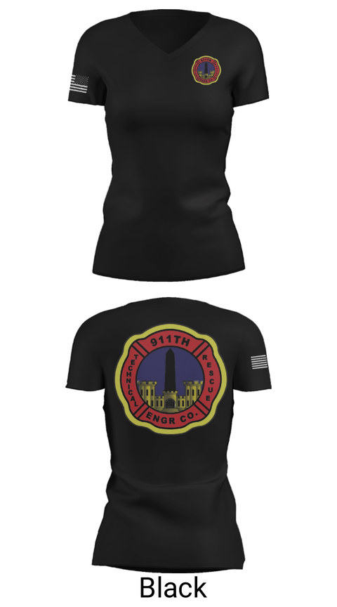 Women's Short Sleeve Vneck Shirt, 911th TREC, Army, Teamtime, Team time, sublimation, custom sports apparel, team uniforms, spirit wear, spiritwear, sports uniforms, custom shirts, team store, custom team store, fundraiser sports, apparel fundraiser