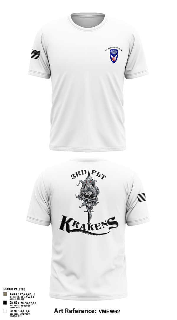 Old School Cotton Feel Shirt, 3RD PLT95TH CBRN3rd plt, Army, Teamtime, Team time, sublimation, custom sports apparel, team uniforms, spirit wear, spiritwear, sports uniforms, custom shirts, team store, custom team store, fundraiser sports, apparel fundraiser