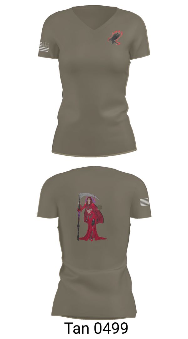 Womens Short Sleeve Vneck Shirt, A Co. 152 BEB, Army, Teamtime, Team time, sublimation, custom sports apparel, team uniforms, spirit wear, spiritwear, sports uniforms, custom shirts, team store, custom team store, fundraiser sports, apparel fundraiser