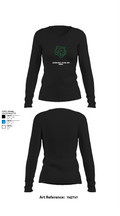 Jackson-Reed (Wilson) High School 17300686 Women's Long Sleeve V-neck Shirt - 9