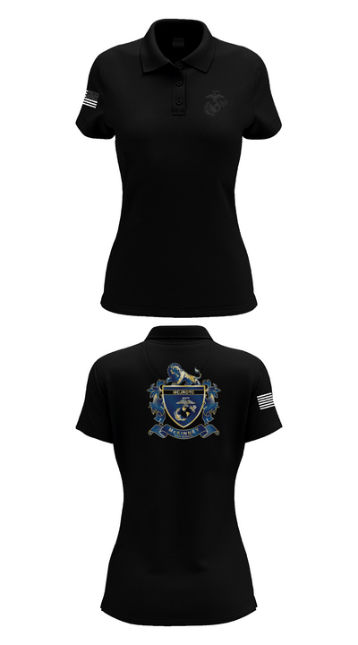 MHS MCJROTC 59562890 Women's Short Sleeve Performance Polo  - 35