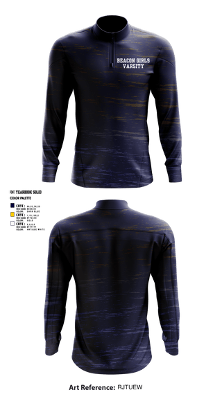 Quarter Zip Jacket, Beacon Girls Varsity Swimming, Swimming, Teamtime, Team time, sublimation, custom sports apparel, team uniforms, spirit wear, spiritwear, sports uniforms, custom shirts, team store, custom team store, fundraiser sports, apparel fundraiser