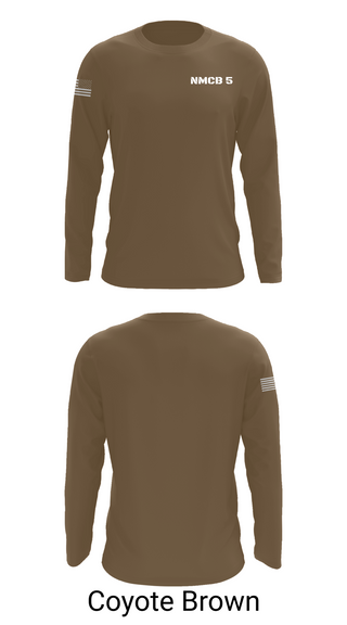 Long Sleeve Performance Shirt, NMCB 5, Navy, Teamtime, Team time, sublimation, custom sports apparel, team uniforms, spirit wear, spiritwear, sports uniforms, custom shirts, team store, custom team store, fundraiser sports, apparel fundraiser