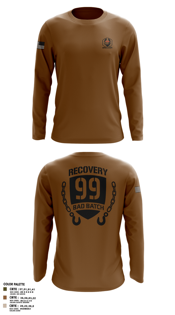Long Sleeve Performance Shirt, 137th Echo Company1-137th AV E co, National Guard, Teamtime, Team time, sublimation, custom sports apparel, team uniforms, spirit wear, spiritwear, sports uniforms, custom shirts, team store, custom team store, fundraiser sports, apparel fundraiser