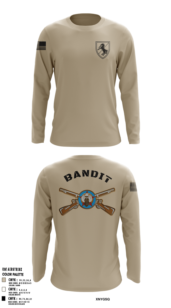Long Sleeve Performance Shirt, Bandit TroopBandit Troop 2.0, Army, Teamtime, Team time, sublimation, custom sports apparel, team uniforms, spirit wear, spiritwear, sports uniforms, custom shirts, team store, custom team store, fundraiser sports, apparel fundraiser