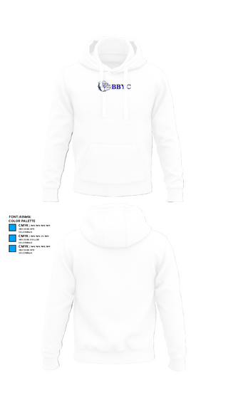 Hoodie, Bloomingdale And Butler Youth Club Football and Cheer, Football, Teamtime, Team time, sublimation, custom sports apparel, team uniforms, spirit wear, spiritwear, sports uniforms, custom shirts, team store, custom team store, fundraiser sports, apparel fundraiser