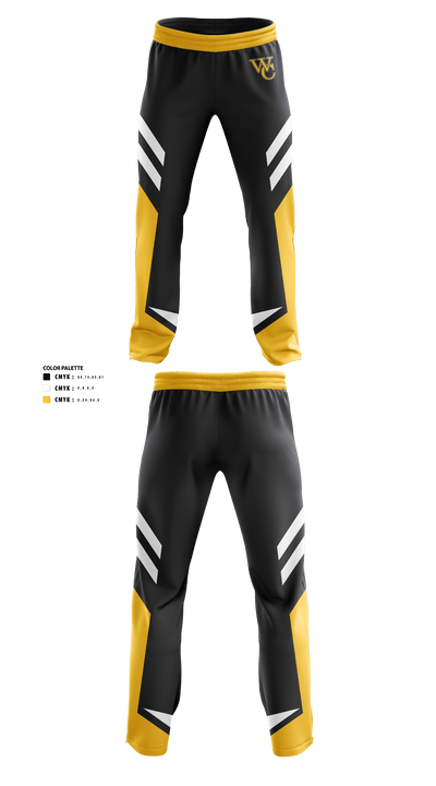 Woodford County High School Golf 78348992 Sweatpants - 40