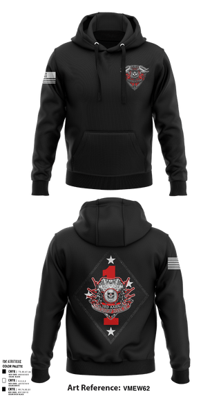 Hoodie, 3rd AABN MTU, Marines, Teamtime, Team time, sublimation, custom sports apparel, team uniforms, spirit wear, spiritwear, sports uniforms, custom shirts, team store, custom team store, fundraiser sports, apparel fundraiser