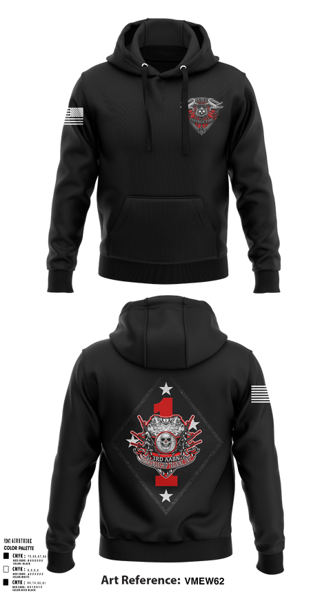Hoodie, 3rd AABN MTU, Marines, Teamtime, Team time, sublimation, custom sports apparel, team uniforms, spirit wear, spiritwear, sports uniforms, custom shirts, team store, custom team store, fundraiser sports, apparel fundraiser