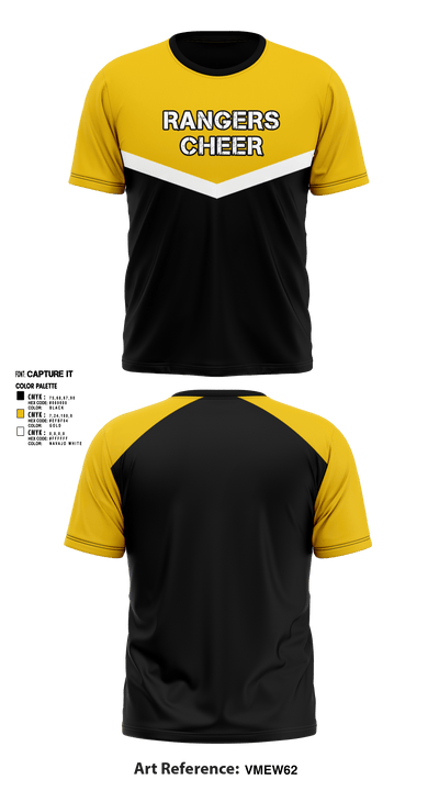 Rangers 9019283 Short Sleeve Performance Shirt - 1