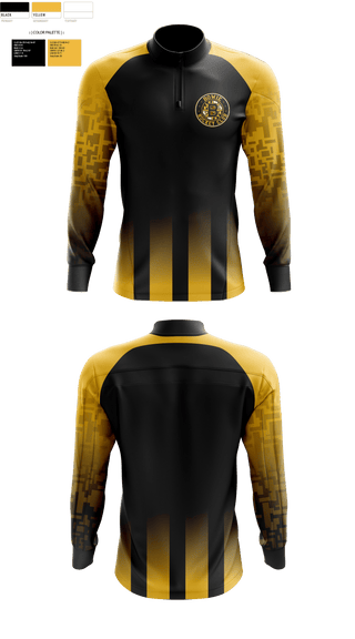 Quarter Zip Jacket, Bowie Hockey Club, Ice Hockey, Teamtime, Team time, sublimation, custom sports apparel, team uniforms, spirit wear, spiritwear, sports uniforms, custom shirts, team store, custom team store, fundraiser sports, apparel fundraiser