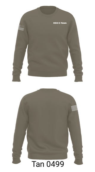 Crew Neck Sweatshirt, RSS E-Town, Marines, Teamtime, Team time, sublimation, custom sports apparel, team uniforms, spirit wear, spiritwear, sports uniforms, custom shirts, team store, custom team store, fundraiser sports, apparel fundraiser