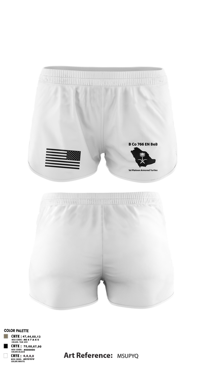 B Co 766 EN BeB 1st Platoon Armored Turtles Ranger Panties - 2