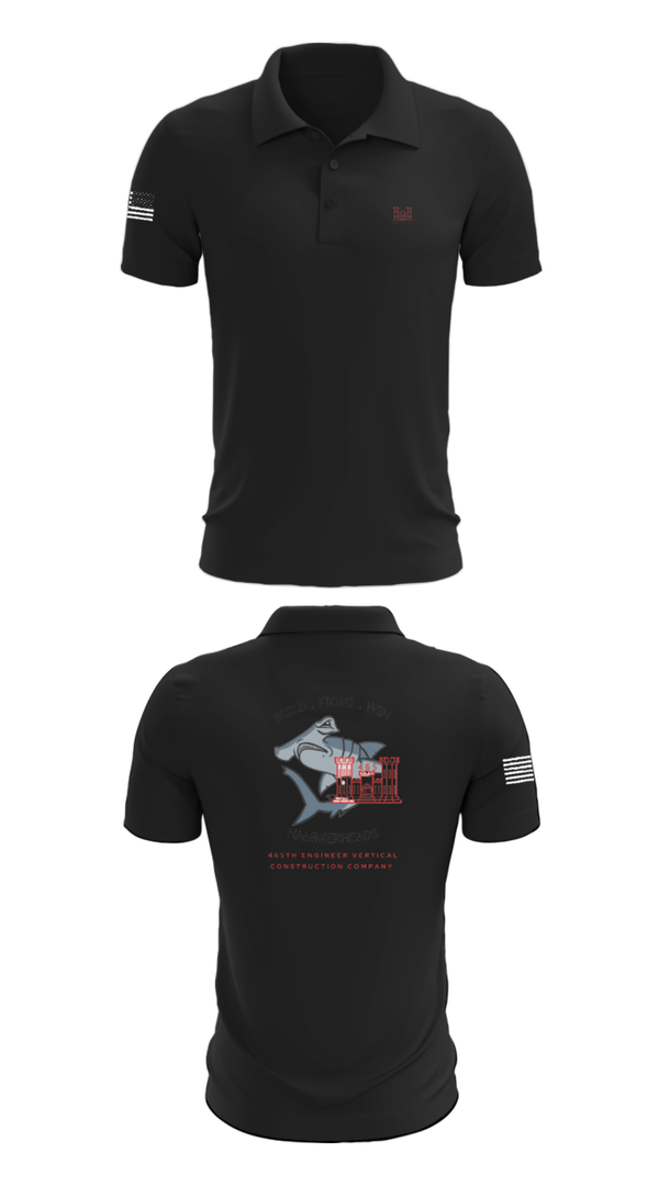 Short Sleeve Performance Polo, 465 EVCC, Army, Teamtime, Team time, sublimation, custom sports apparel, team uniforms, spirit wear, spiritwear, sports uniforms, custom shirts, team store, custom team store, fundraiser sports, apparel fundraiser