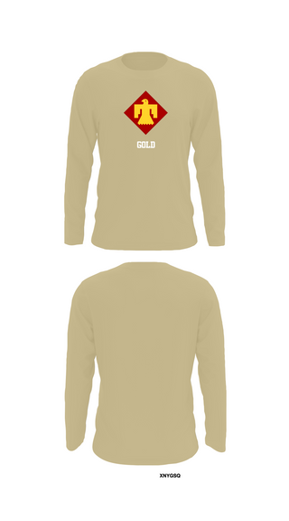 Long Sleeve Performance Shirt, GOLD, , Teamtime, Team time, sublimation, custom sports apparel, team uniforms, spirit wear, spiritwear, sports uniforms, custom shirts, team store, custom team store, fundraiser sports, apparel fundraiser