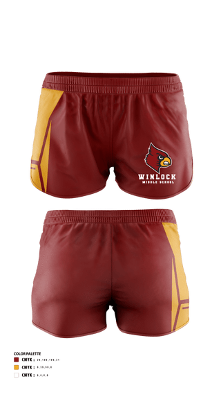 Womens Shorts, Winlock Middle School Cross Country, Cross Country, Teamtime, Team time, sublimation, custom sports apparel, team uniforms, spirit wear, spiritwear, sports uniforms, custom shirts, team store, custom team store, fundraiser sports, apparel fundraiser