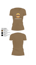 71st Maintenance Battalion 17381729 Women's Short Sleeve V-neck Shirt - 4