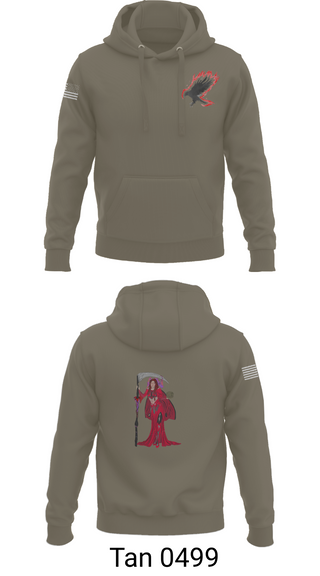 Hoodie, A Co. 152 BEB, Army, Teamtime, Team time, sublimation, custom sports apparel, team uniforms, spirit wear, spiritwear, sports uniforms, custom shirts, team store, custom team store, fundraiser sports, apparel fundraiser