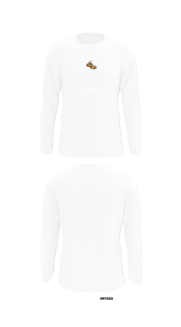 Long Sleeve Performance Shirt, Speight Middle School Cross Country, Cross Country, Teamtime, Team time, sublimation, custom sports apparel, team uniforms, spirit wear, spiritwear, sports uniforms, custom shirts, team store, custom team store, fundraiser sports, apparel fundraiser