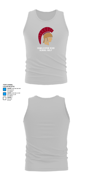 Tank Top, Charleston High School Golf, Golf, Teamtime, Team time, sublimation, custom sports apparel, team uniforms, spirit wear, spiritwear, sports uniforms, custom shirts, team store, custom team store, fundraiser sports, apparel fundraiser