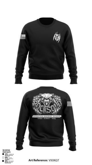 Crew Neck Sweatshirt, , Army, Teamtime, Team time, sublimation, custom sports apparel, team uniforms, spirit wear, spiritwear, sports uniforms, custom shirts, team store, custom team store, fundraiser sports, apparel fundraiser