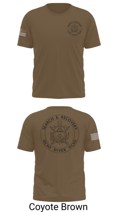 Underwater Search & Recovery Team 25630858 Old School Cotton Feel Shirt - 10