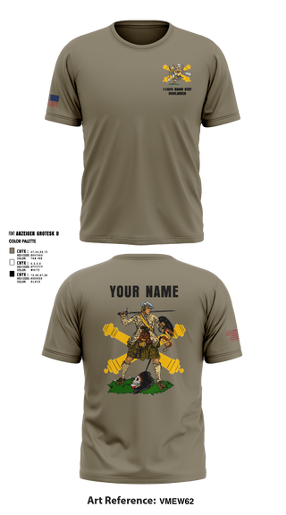 Short Sleeve Performance Shirt, Bravo 1-119th FA, , Teamtime, Team time, sublimation, custom sports apparel, team uniforms, spirit wear, spiritwear, sports uniforms, custom shirts, team store, custom team store, fundraiser sports, apparel fundraiser