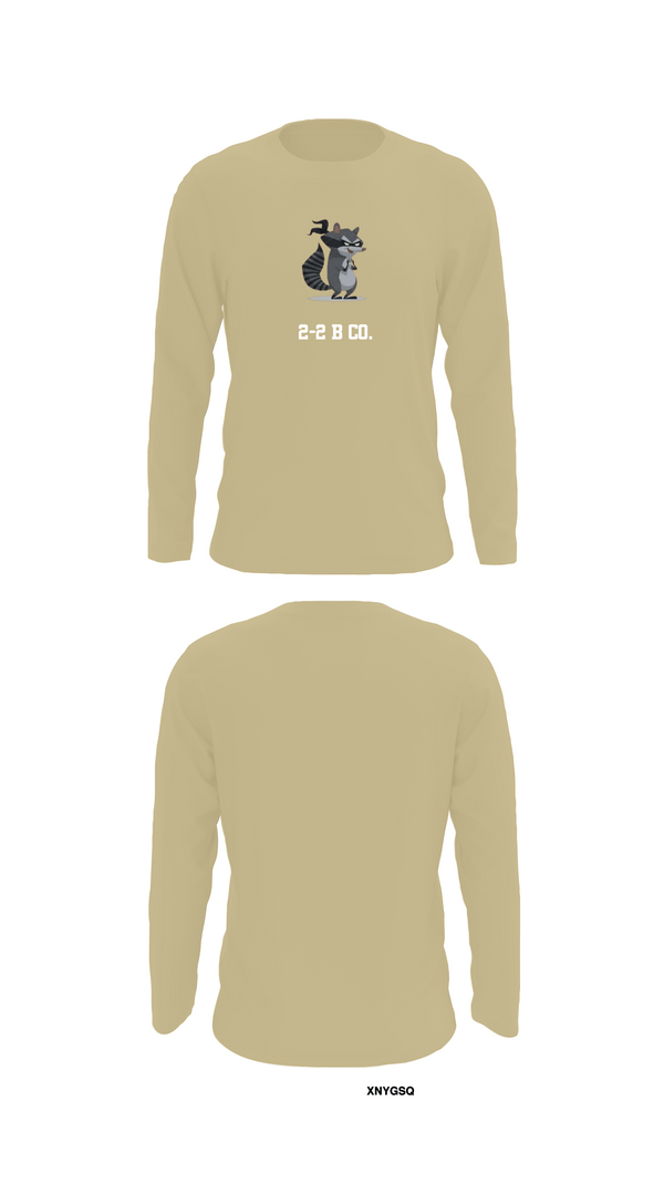 Long Sleeve Performance Shirt, 2-2 B Co., Army, Teamtime, Team time, sublimation, custom sports apparel, team uniforms, spirit wear, spiritwear, sports uniforms, custom shirts, team store, custom team store, fundraiser sports, apparel fundraiser