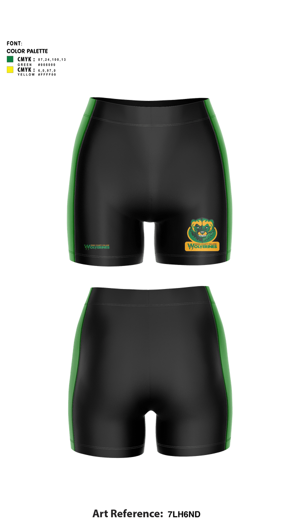 Womens Compression Shorts, Essex County College Track and Field, Track & Field, Teamtime, Team time, sublimation, custom sports apparel, team uniforms, spirit wear, spiritwear, sports uniforms, custom shirts, team store, custom team store, fundraiser sports, apparel fundraiser