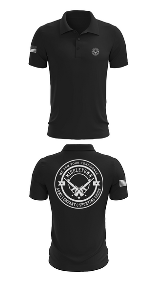 Short Sleeve Performance Polo, Middletown Arms Company & Sporting Goods, , Teamtime, Team time, sublimation, custom sports apparel, team uniforms, spirit wear, spiritwear, sports uniforms, custom shirts, team store, custom team store, fundraiser sports, apparel fundraiser