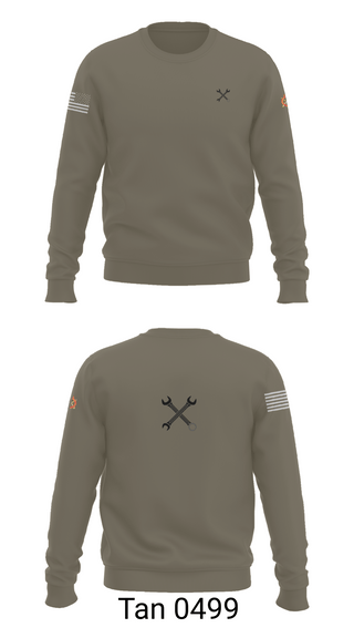 Crew Neck Sweatshirt, B CO 2-12 CAV, Army, Teamtime, Team time, sublimation, custom sports apparel, team uniforms, spirit wear, spiritwear, sports uniforms, custom shirts, team store, custom team store, fundraiser sports, apparel fundraiser