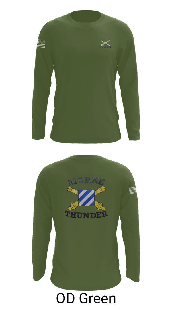 Long Sleeve Performance Shirt, 3ID divarty3ID DIVARTY, Army, Teamtime, Team time, sublimation, custom sports apparel, team uniforms, spirit wear, spiritwear, sports uniforms, custom shirts, team store, custom team store, fundraiser sports, apparel fundraiser
