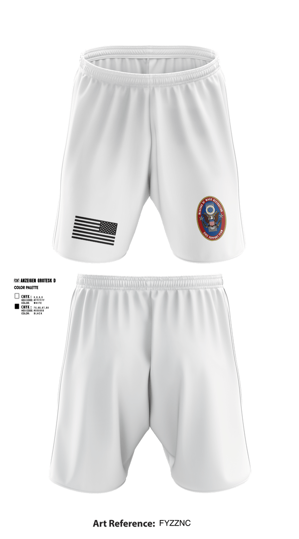 Athletic Shorts With Pockets, 95th WMD CST, National Guard, Teamtime, Team time, sublimation, custom sports apparel, team uniforms, spirit wear, spiritwear, sports uniforms, custom shirts, team store, custom team store, fundraiser sports, apparel fundraiser