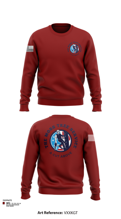 The Moss Tree Service 86074742 Crew Neck Sweatshirt - 101