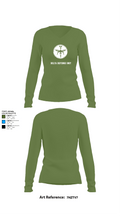 Delta Defense Unit 32292143 Women's Long Sleeve V-neck Shirt - 40