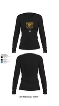 DB 95586877 Women's Long Sleeve V-neck Shirt - 21