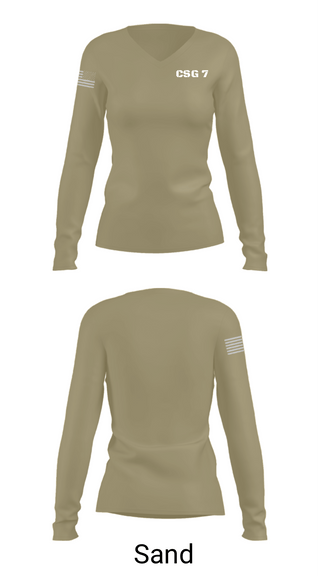 Women's Long Sleeve Vneck Shirt, CSG 7, , Teamtime, Team time, sublimation, custom sports apparel, team uniforms, spirit wear, spiritwear, sports uniforms, custom shirts, team store, custom team store, fundraiser sports, apparel fundraiser